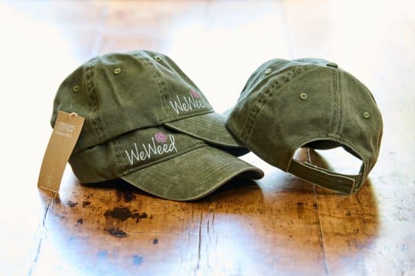WeWeed Baseball Cap front and back