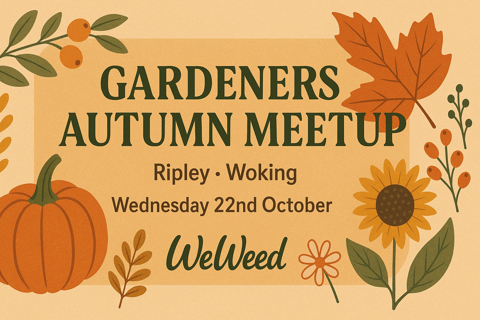 Woking autumn meetup landscape