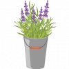Planter with Lavender WeWeed Garden Keepers