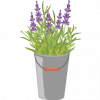 Planter with Lavender WeWeed Garden Keepers